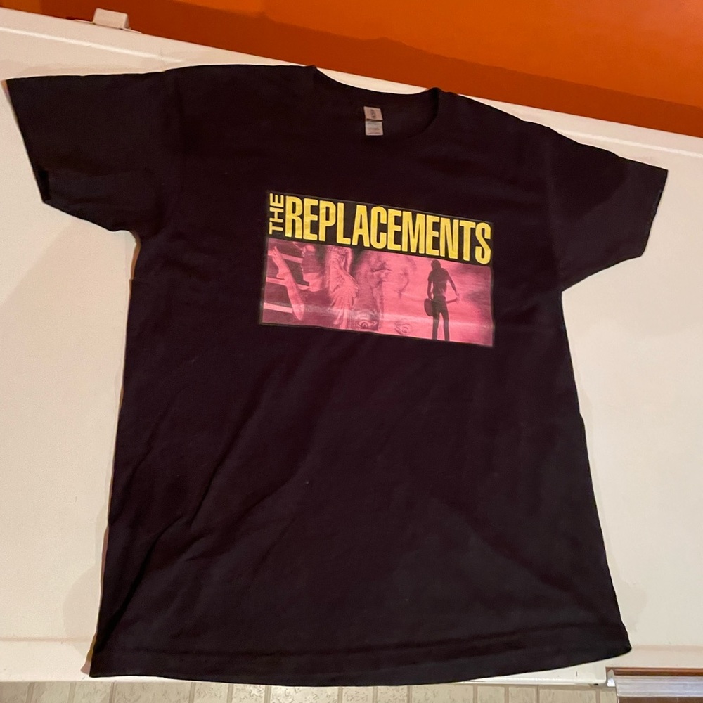 ⚡️The Replacements Tim Album Tee Shirt US L Black Pink Yellow Paul Westerberg ⚡️